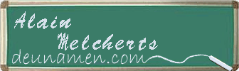 Alain Melcherts Visitenkarte